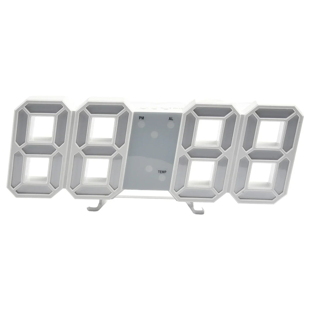 GlowDigit™ 3D LED Wall Clock – Modern Time, Bold Style